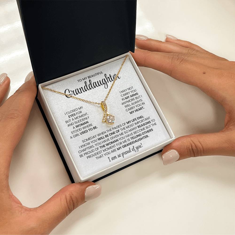 Granddaughter Alluring Beauty Necklace Gift