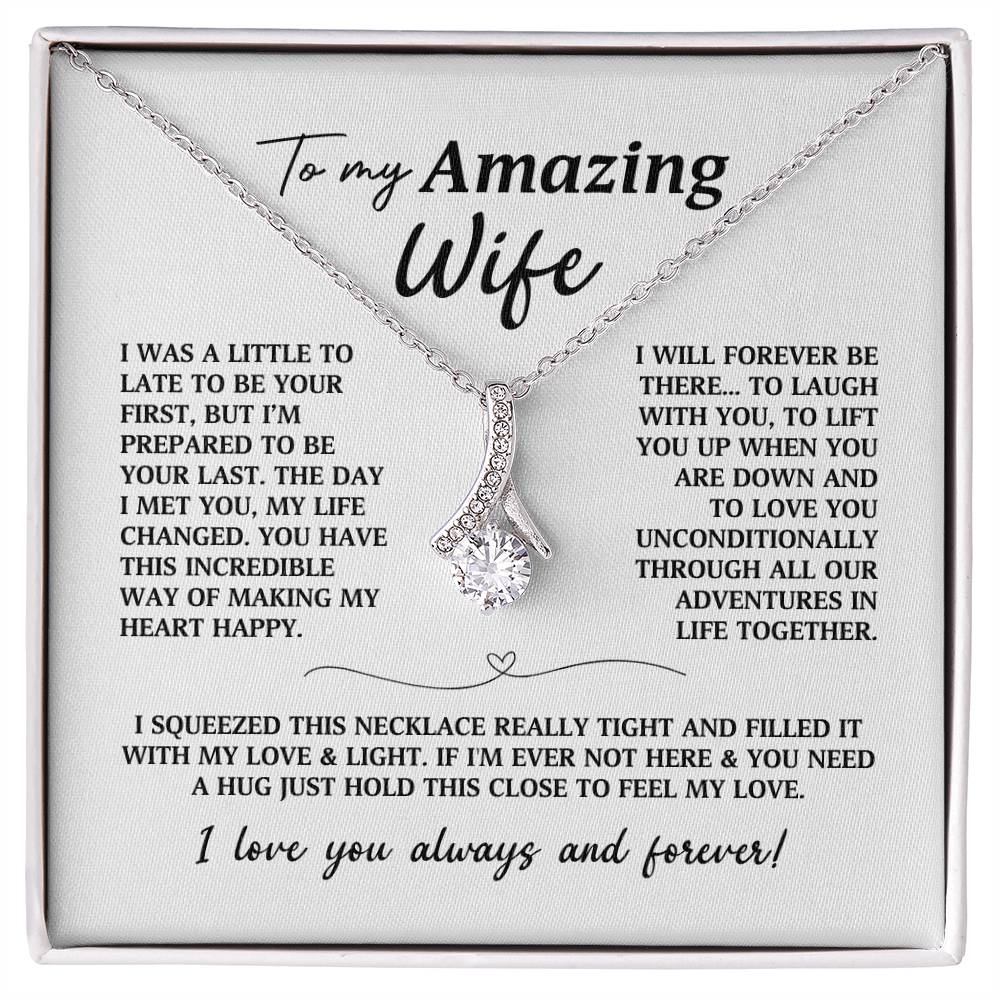 To My Wife Alluring Beauty Necklace