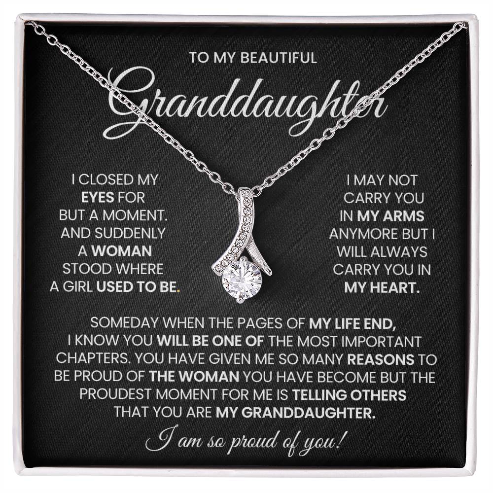 Granddaughter Alluring Beauty Necklace Gift