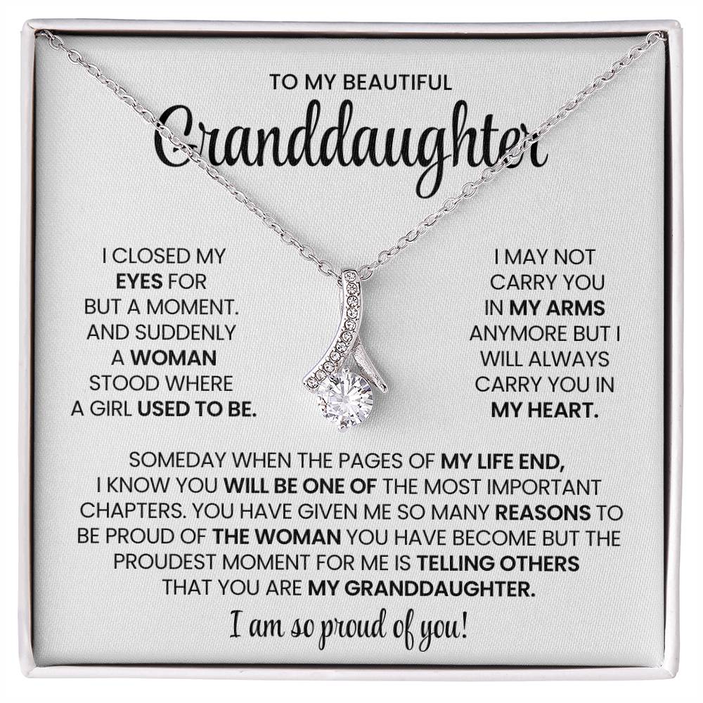 Granddaughter Alluring Beauty Necklace Gift