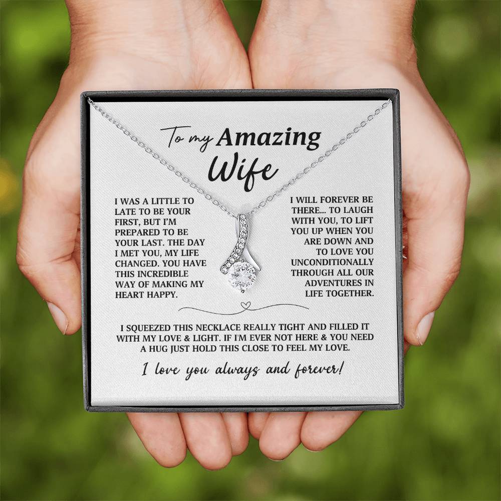 To My Wife Alluring Beauty Necklace