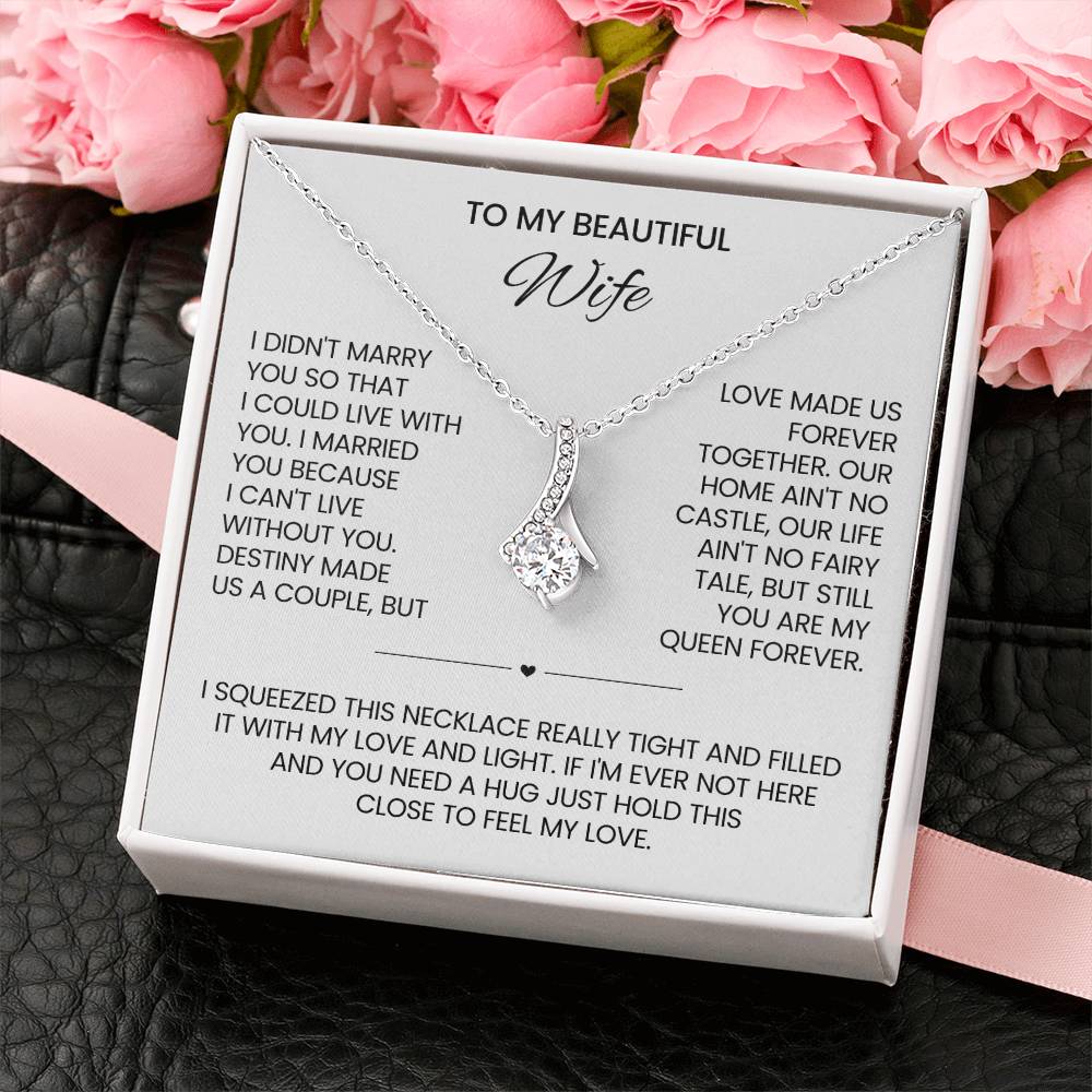 Wife Law Petite Ribbon Necklace