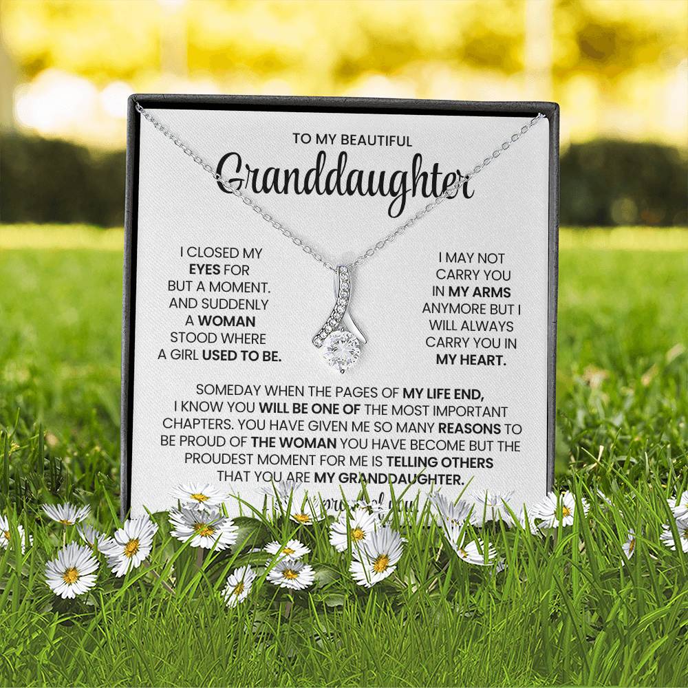 Granddaughter Alluring Beauty Necklace Gift