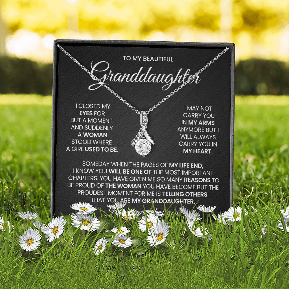 Granddaughter Alluring Beauty Necklace Gift