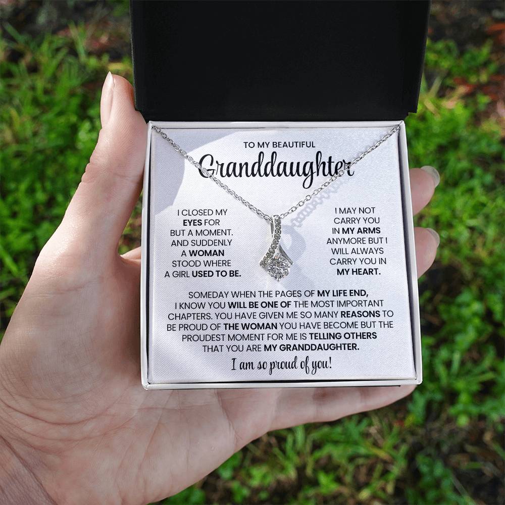 Granddaughter Alluring Beauty Necklace Gift