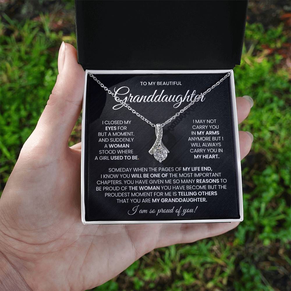 Granddaughter Alluring Beauty Necklace Gift