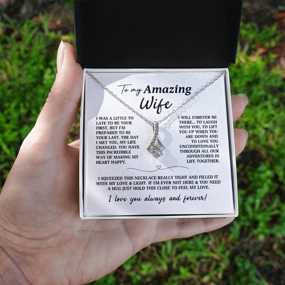 To My Wife Alluring Beauty Necklace