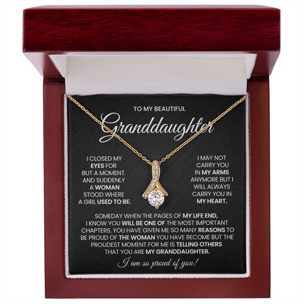 Granddaughter Alluring Beauty Necklace Gift