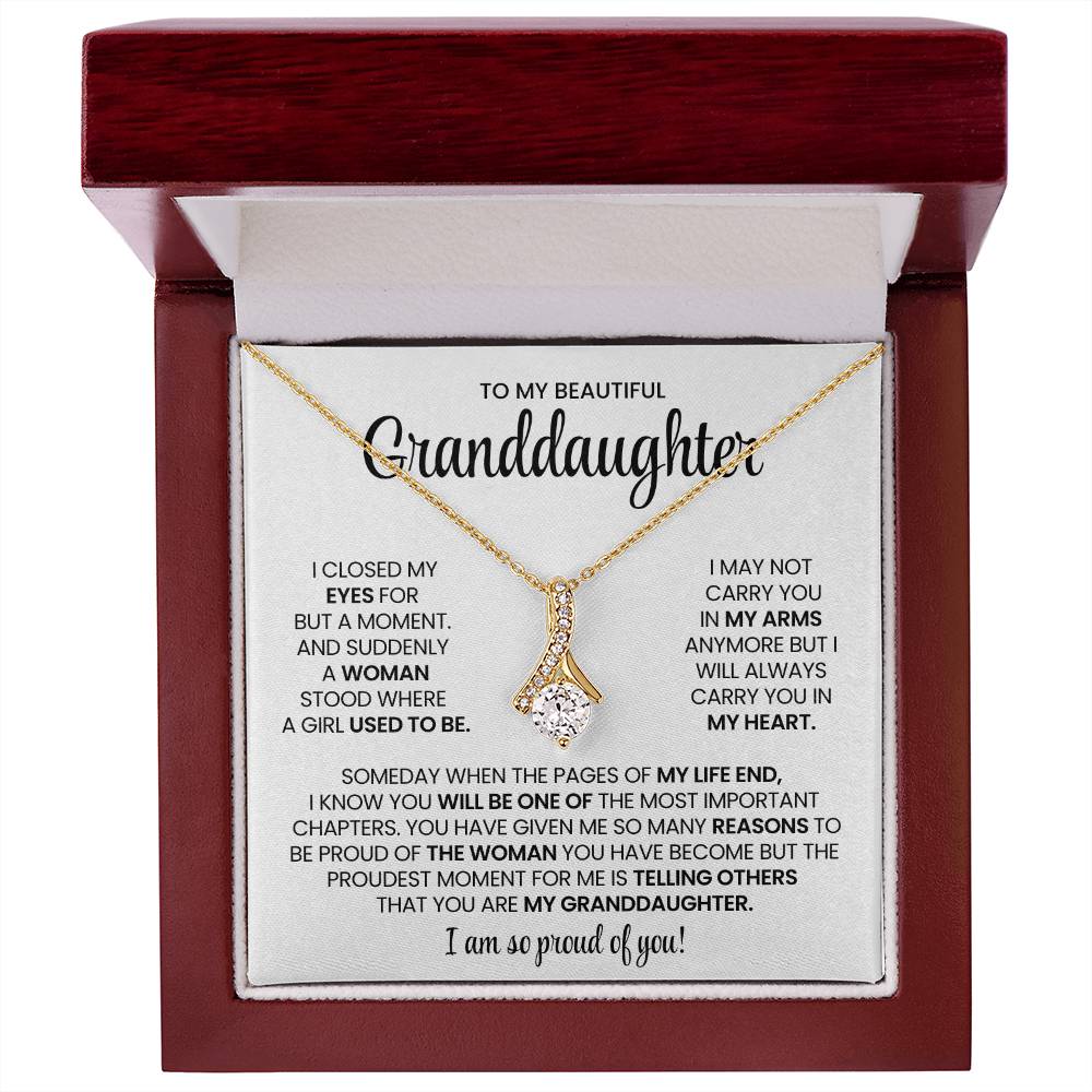 Granddaughter Alluring Beauty Necklace Gift