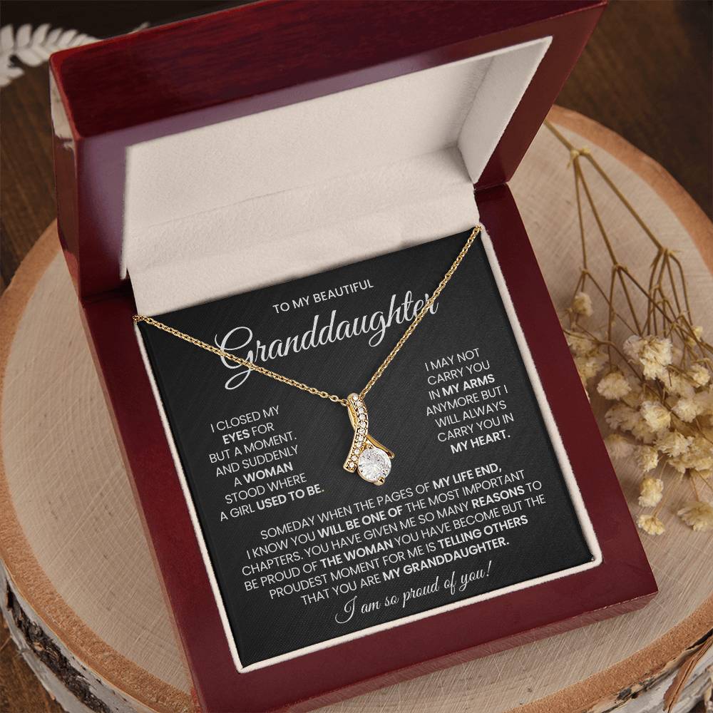 Granddaughter Alluring Beauty Necklace Gift