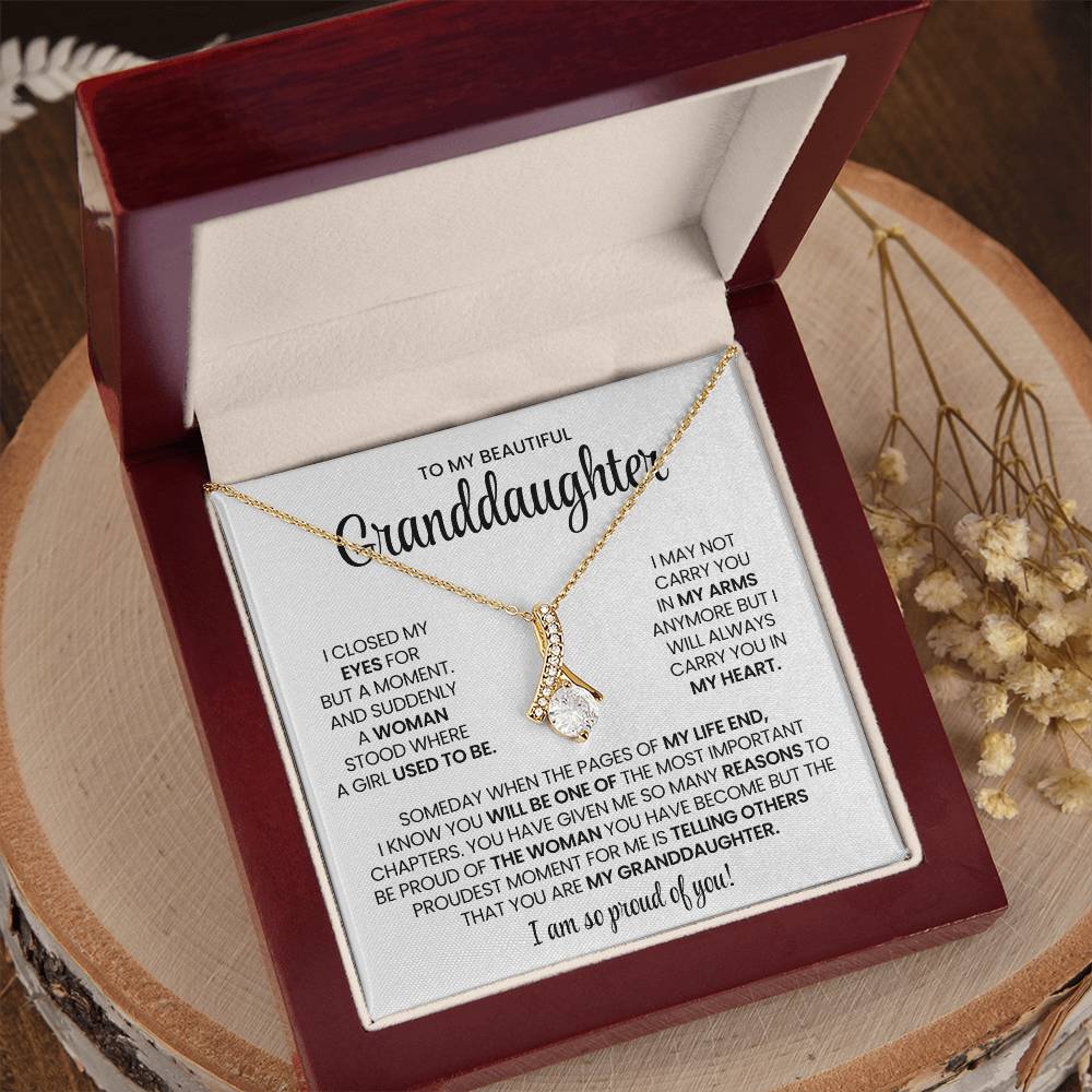Granddaughter Alluring Beauty Necklace Gift