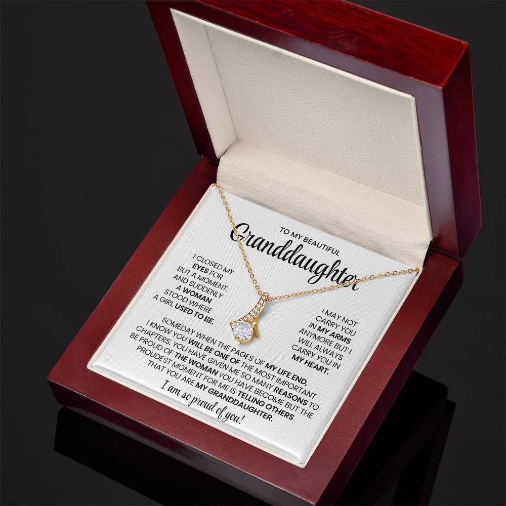 Granddaughter Alluring Beauty Necklace Gift