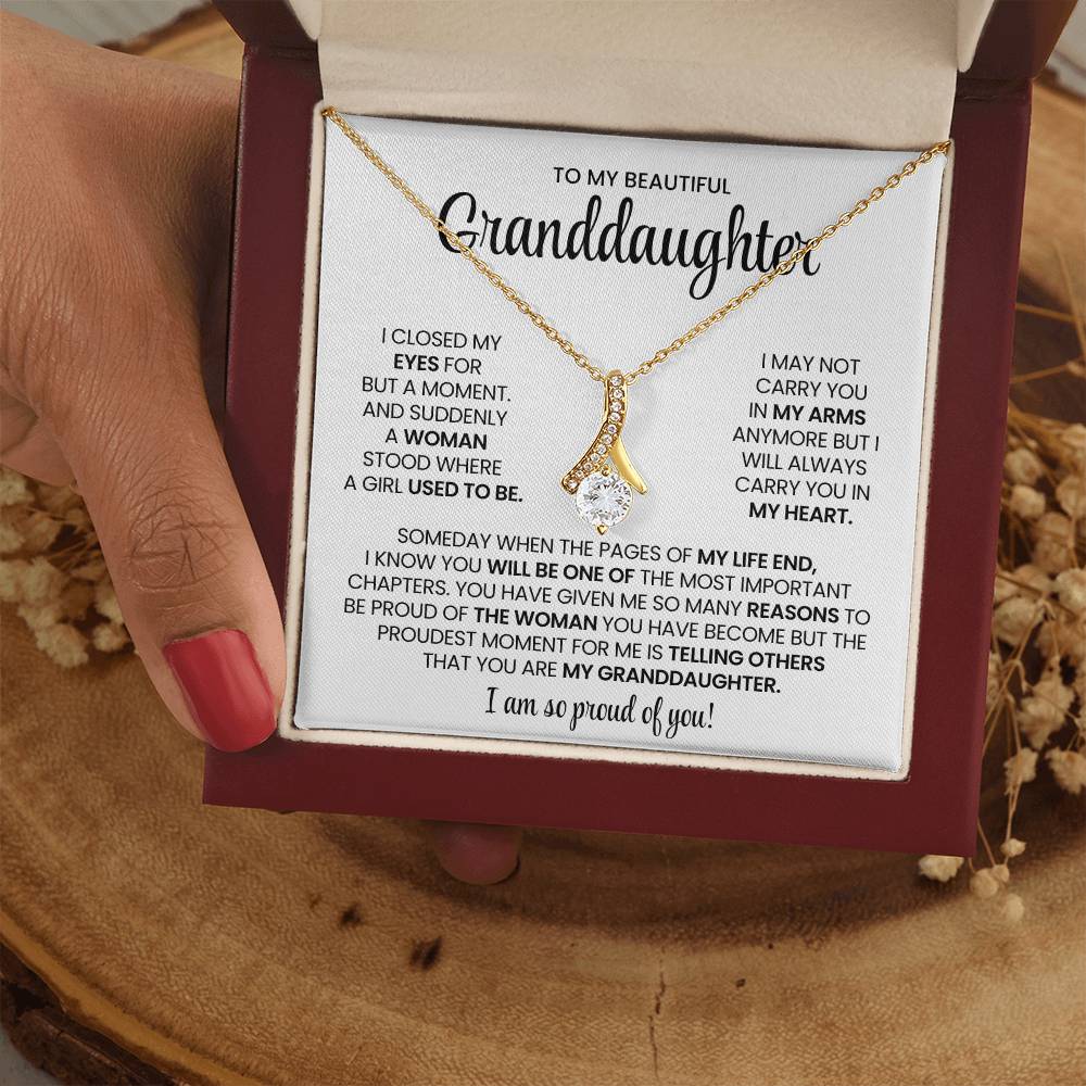 Granddaughter Alluring Beauty Necklace Gift