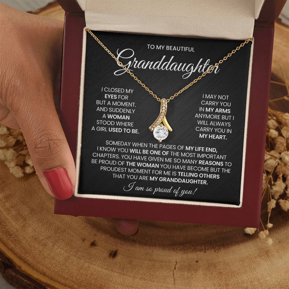 Granddaughter Alluring Beauty Necklace Gift
