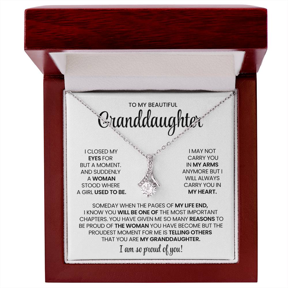 Granddaughter Alluring Beauty Necklace Gift