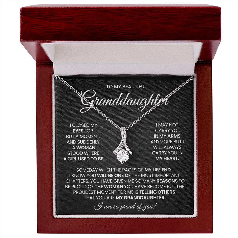Granddaughter Alluring Beauty Necklace Gift