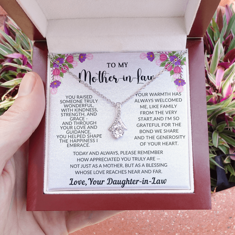 Mother in Law Alluring Beauty Necklace Gift