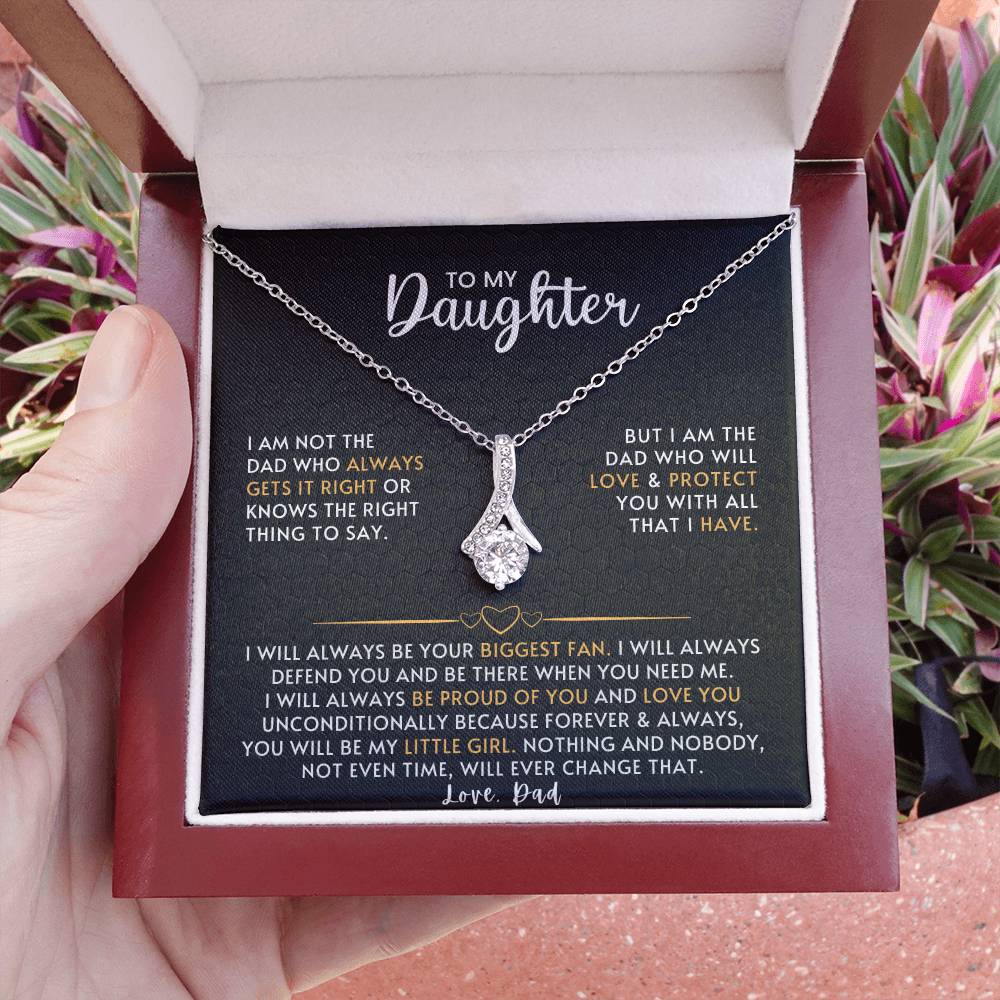 Daughter Alluring Beauty Necklace Gift from Dad