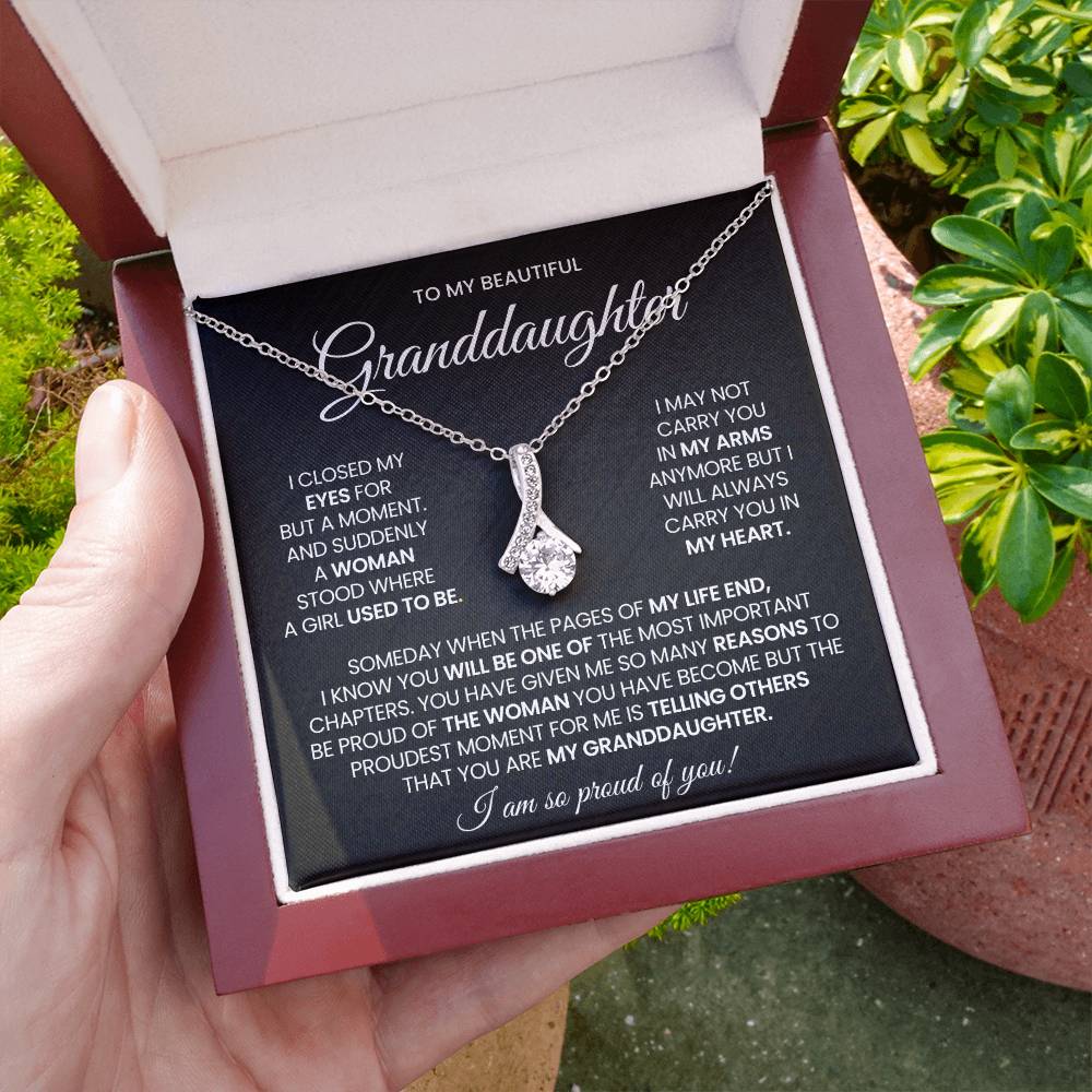 Granddaughter Alluring Beauty Necklace Gift