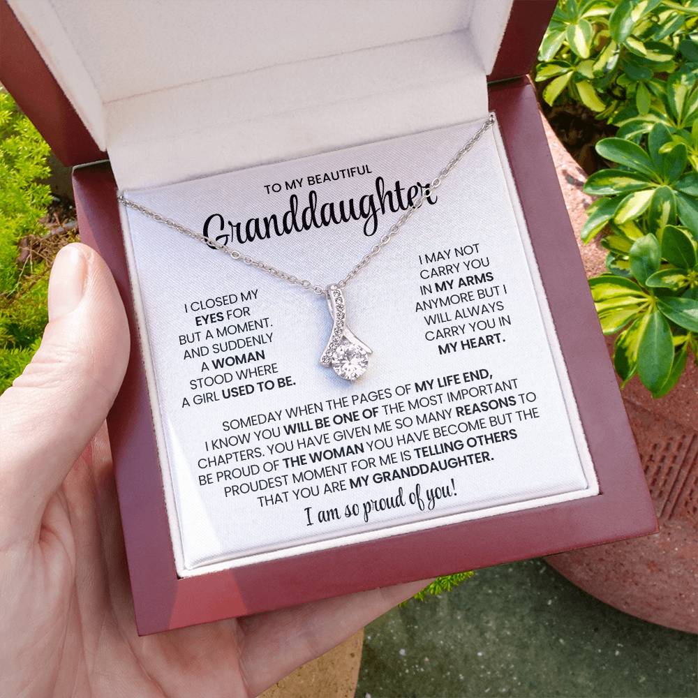 Granddaughter Alluring Beauty Necklace Gift