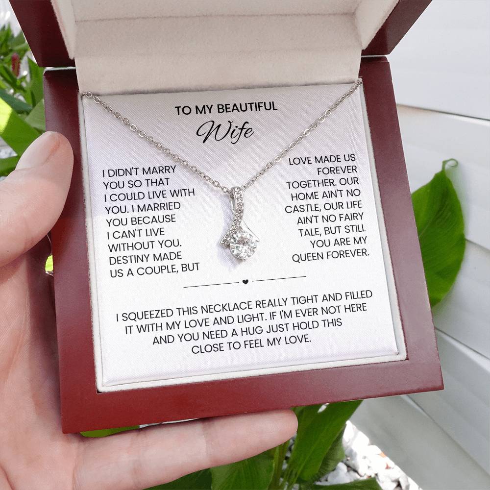 Wife Law Petite Ribbon Necklace