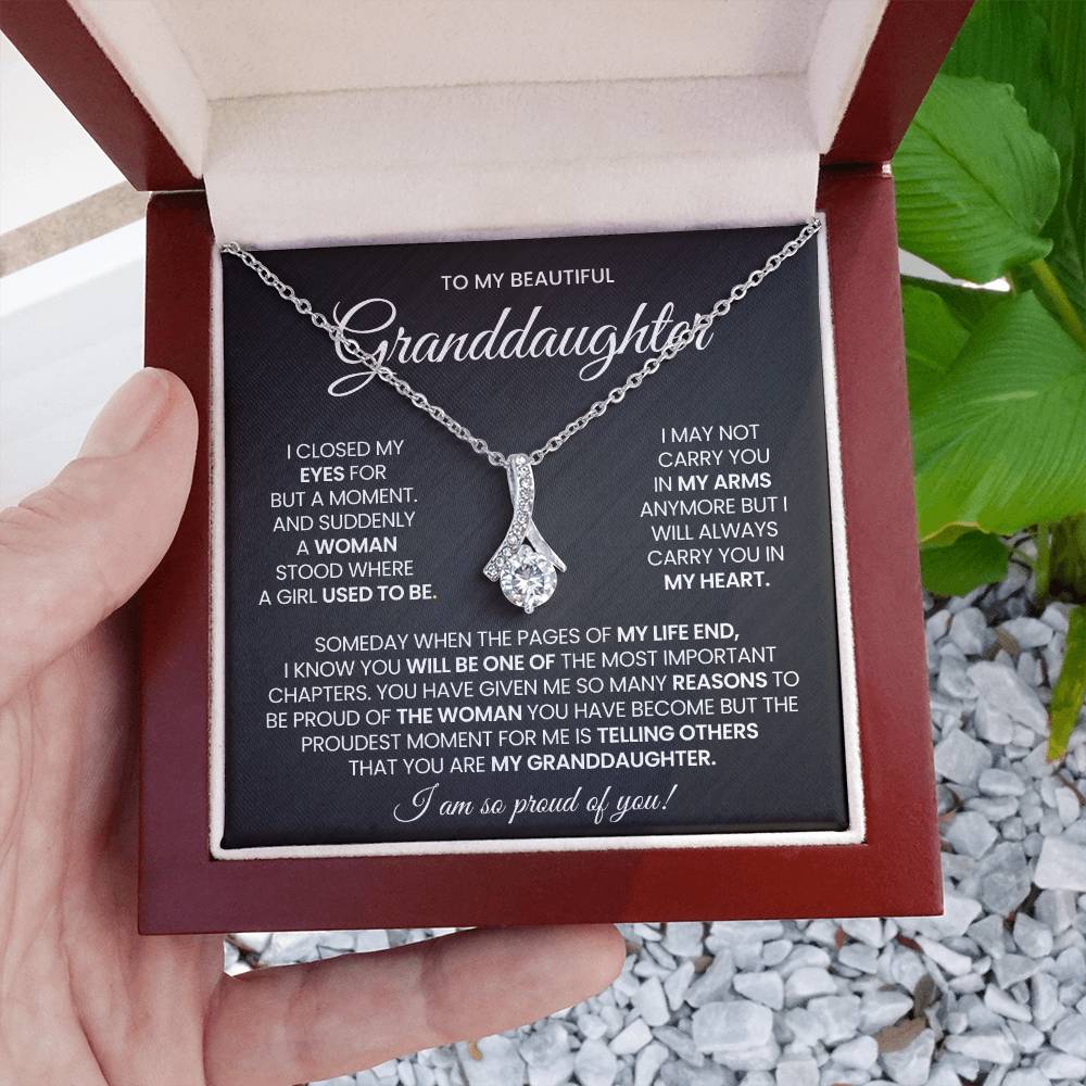 Granddaughter Alluring Beauty Necklace Gift