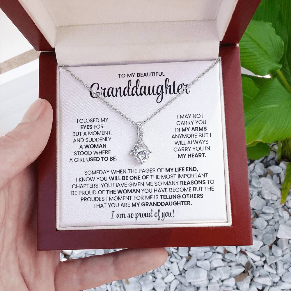 Granddaughter Alluring Beauty Necklace Gift
