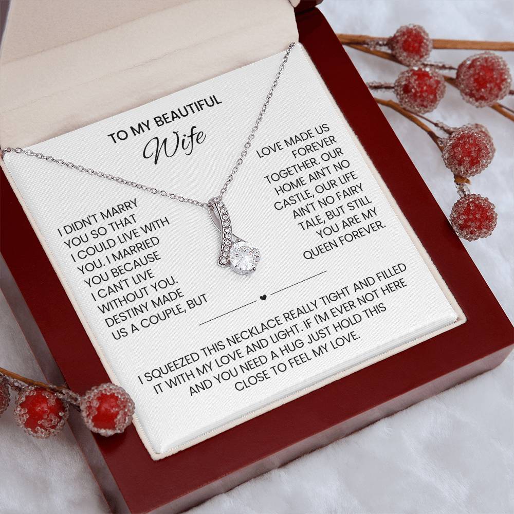 Wife Law Petite Ribbon Necklace