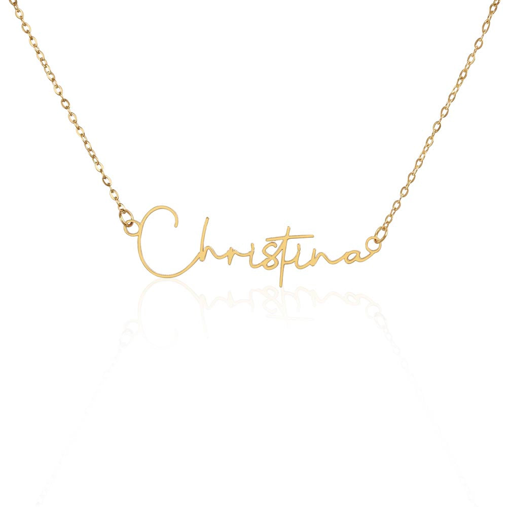 7th Grade Graduation Name Necklace