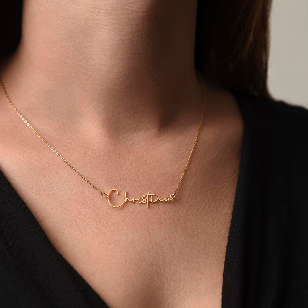 7th Grade Graduation Name Necklace