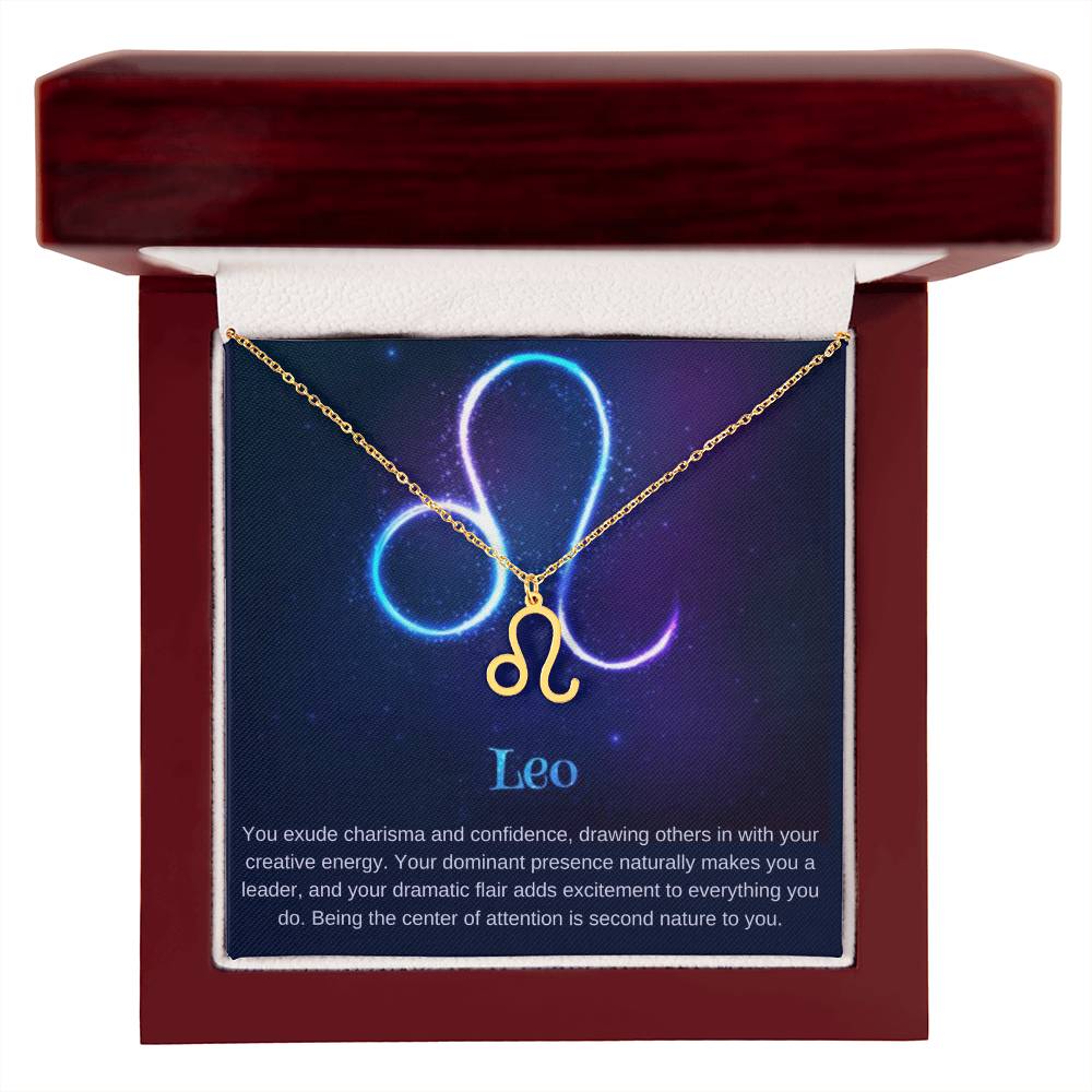 Leo Birthday Astrology Sign Necklace
