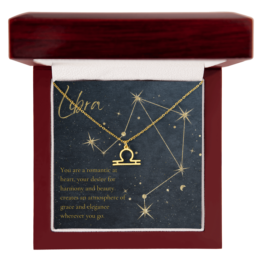 Libra Horoscope Sign Necklace