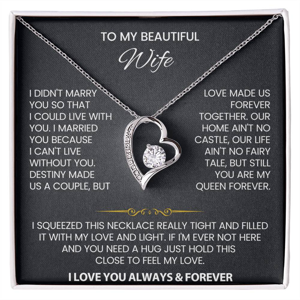 Wife Heart Necklace