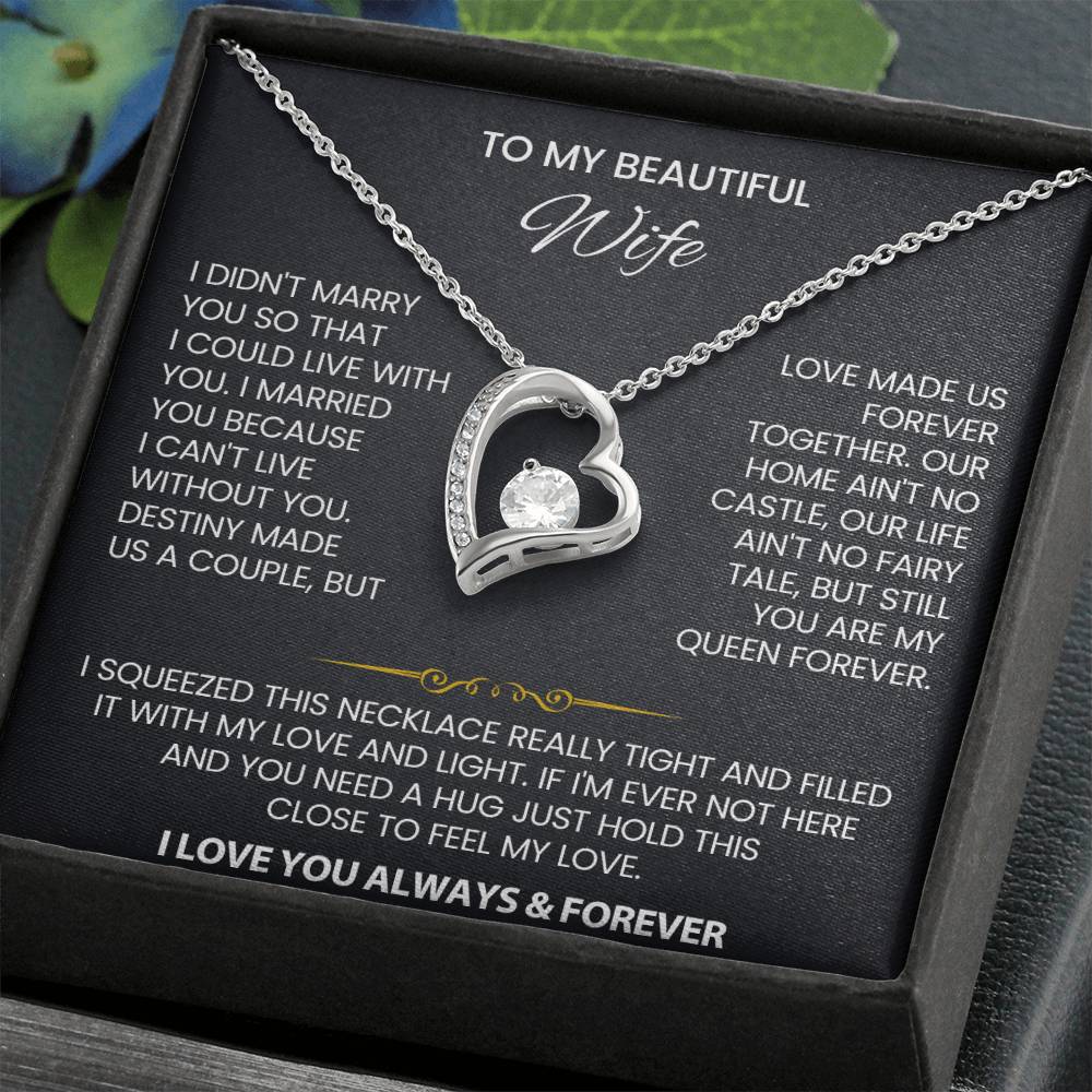 Wife Heart Necklace