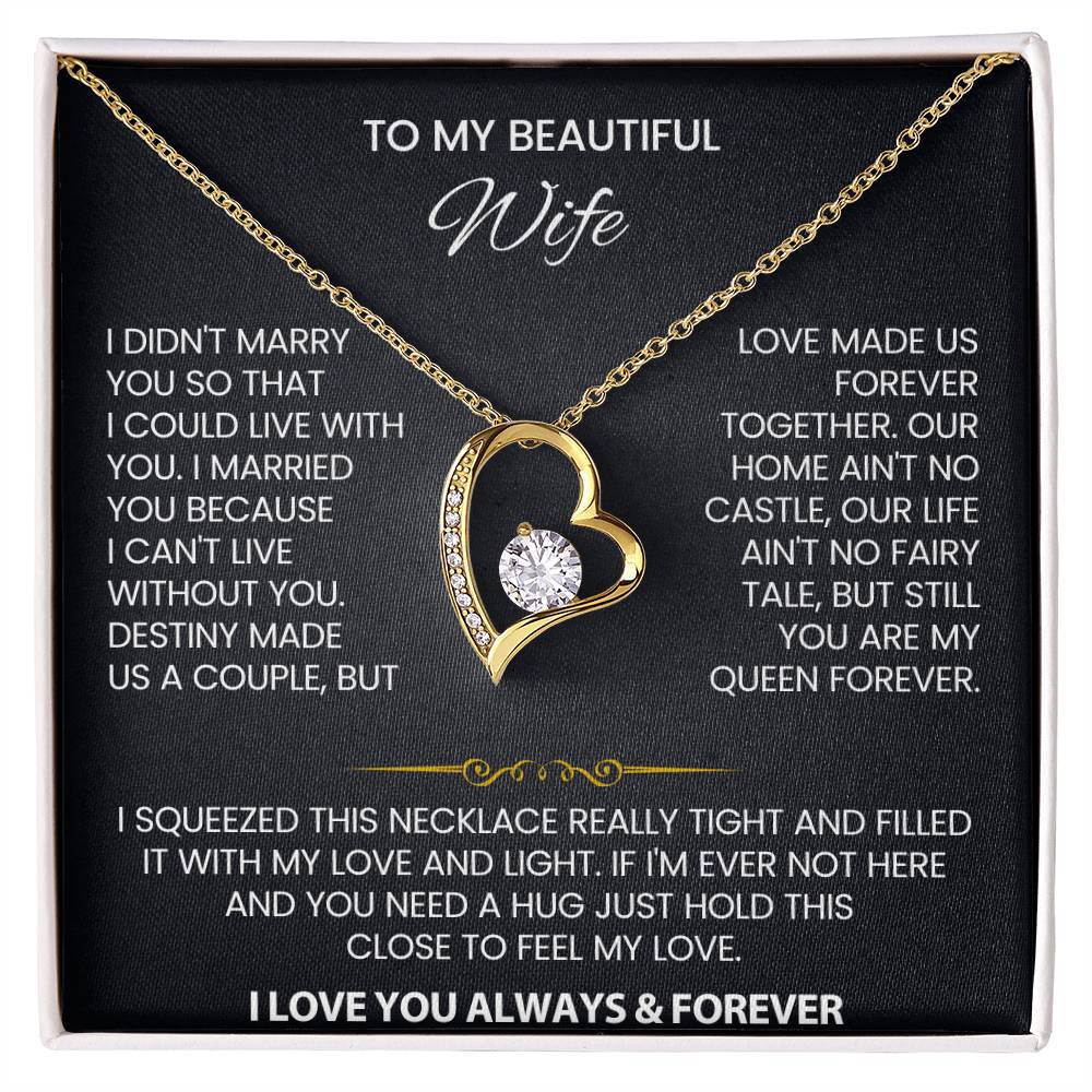 Wife Heart Necklace