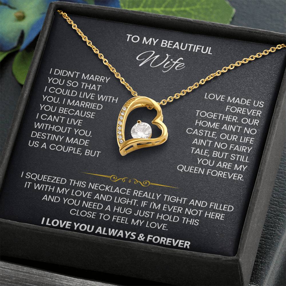 Wife Heart Necklace