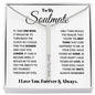 Soulmate Engraved Vertical Bar Necklace