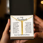 Soulmate Engraved Vertical Bar Necklace