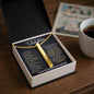Daughter Engraved 4 Sided Necklace