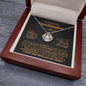 To My Granddaughter Crown Necklace