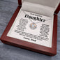 To My Daughter Crown Necklace
