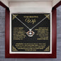 To My Wife Crown Necklace