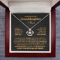 To My Granddaughter Crown Necklace