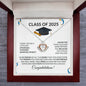 Class of 2025 Graduation Crown Necklace