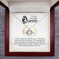 To My Queen Crown Necklace for Wife or Girlfriend