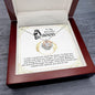 To My Queen Crown Necklace for Wife or Girlfriend