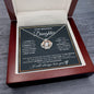 To My daughter Crown Necklace