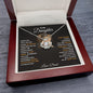 To My Daughter Crown Necklace