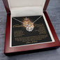To My Daughter Crown Necklace