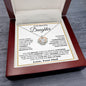 To My Daughter Crown Necklace